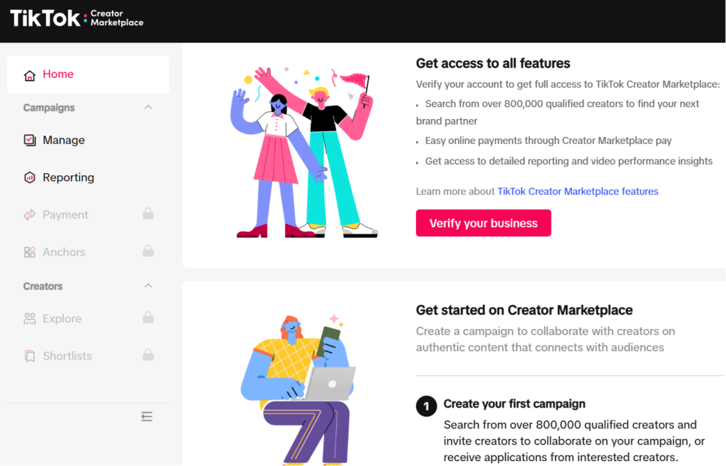 TK creator marketplace