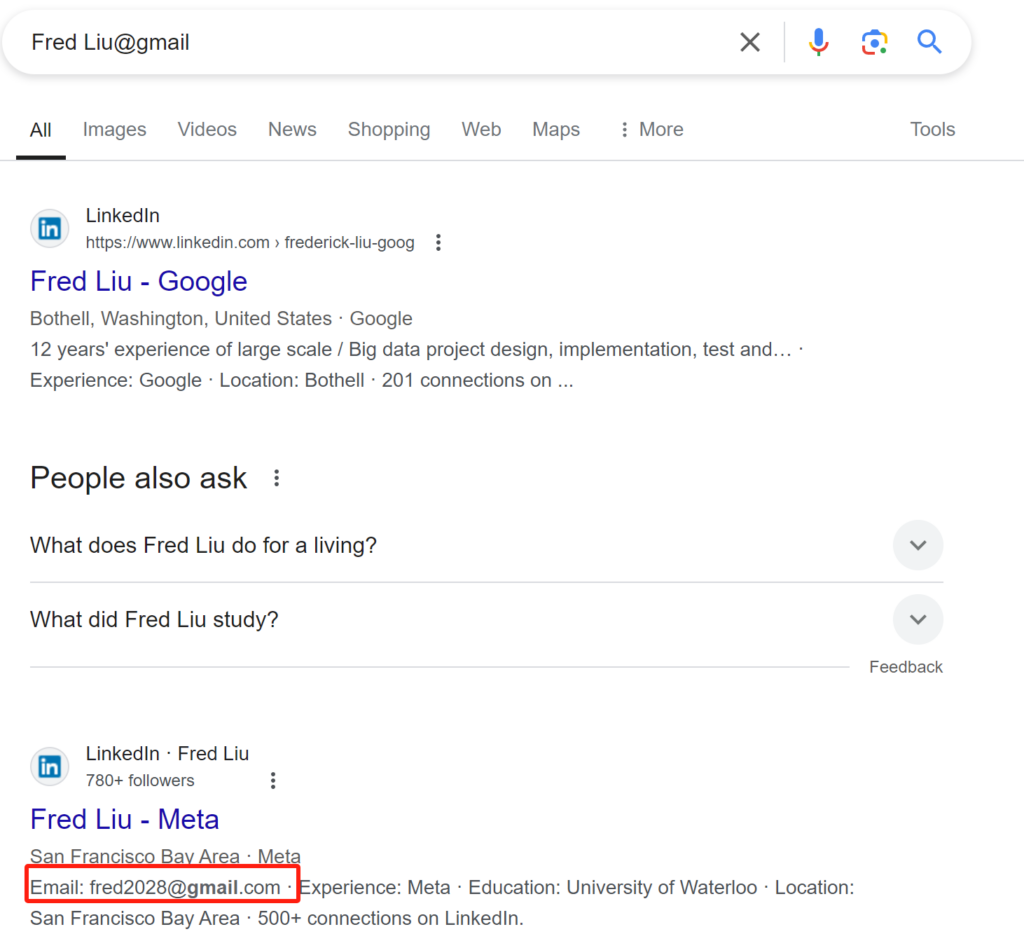 Use Google Dork to find hidden information