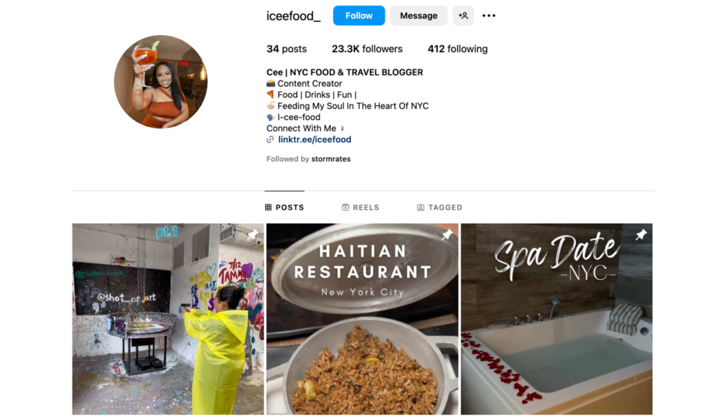 micro-influencer passionate about sharing culinary content