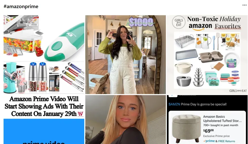 Amazon Prime Influencer