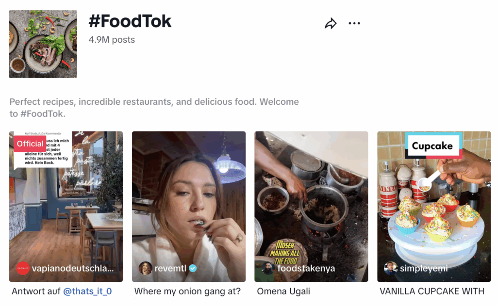 Industry Insights on TikTok Food Trends