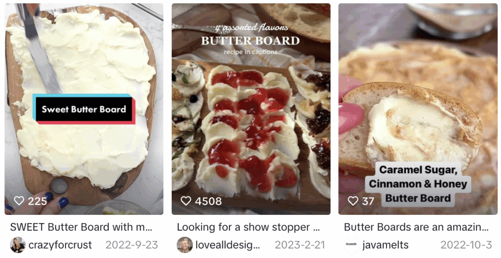 Sweet Butter Boards