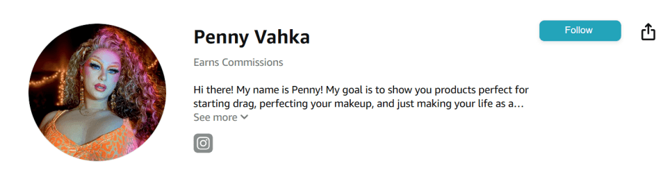 Amazon Influencer Penny Vahka Profile image of Amazon influencer Penny Vahka