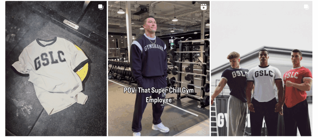 Gymshark partnered with fitness influencers to create limited-edition workout gear